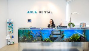 Receptionen Aqua Dental Hammarby Sjöstad
